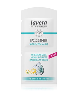 lavera Basis sensitiv Anti-Falten Maske Q10 Gesichtsmaske-10 ml