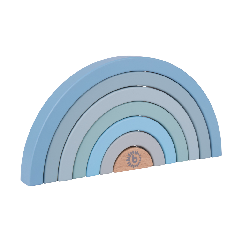 Spielzeug Regenbogen Holz blau blau