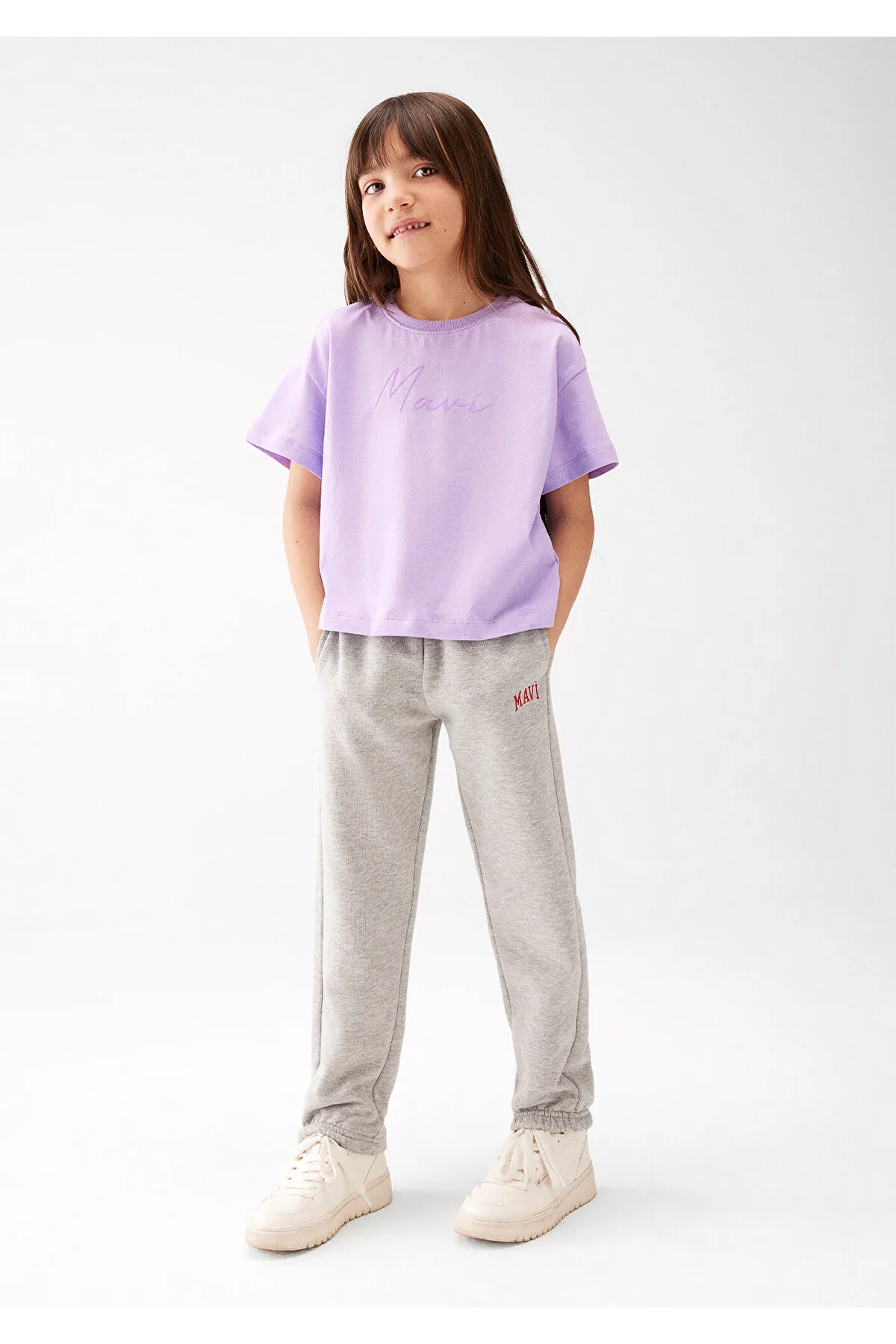 Mavi  T-Shirt - Lila - Schnitt