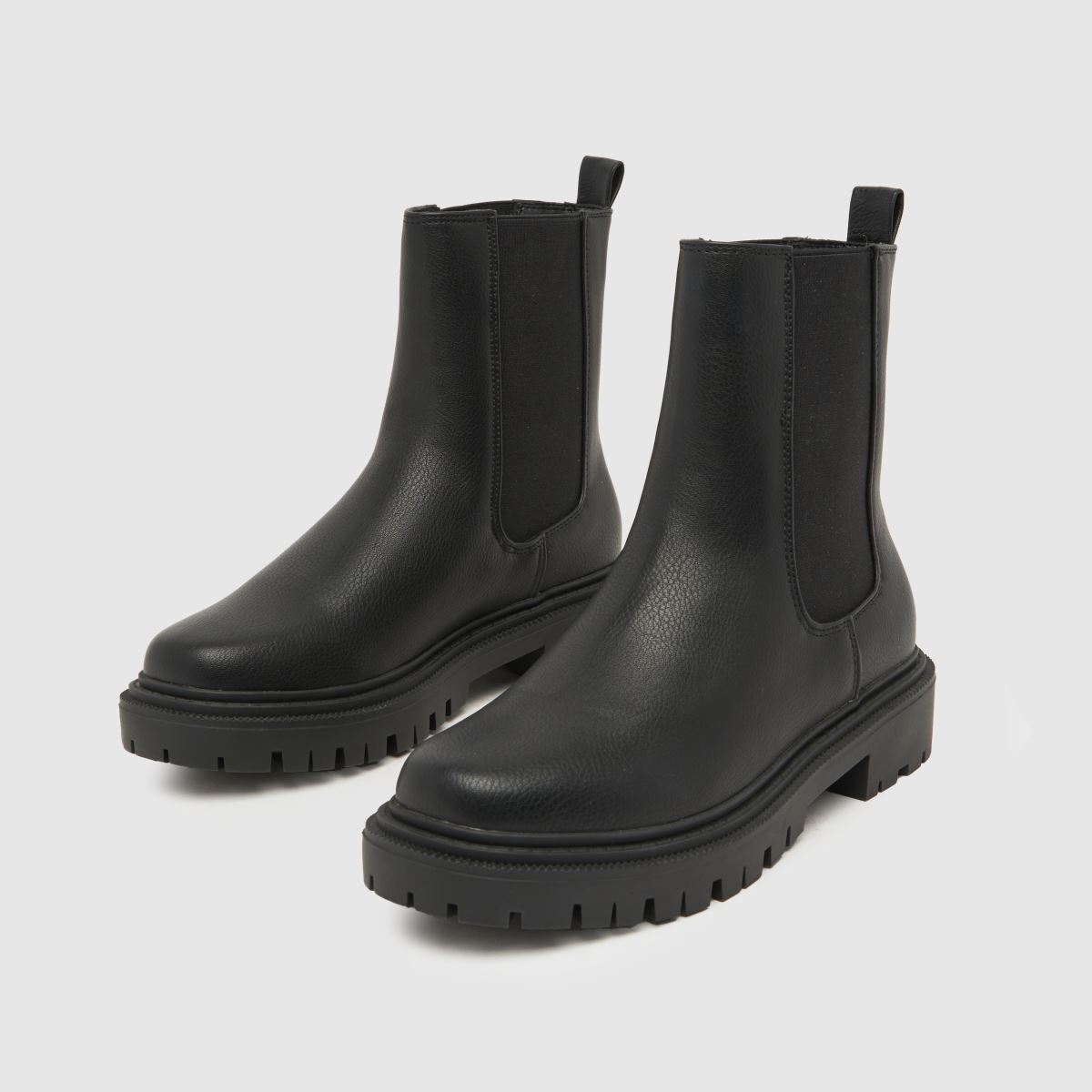 Schuh Arlo – Svarta grova chelsea-stövlar