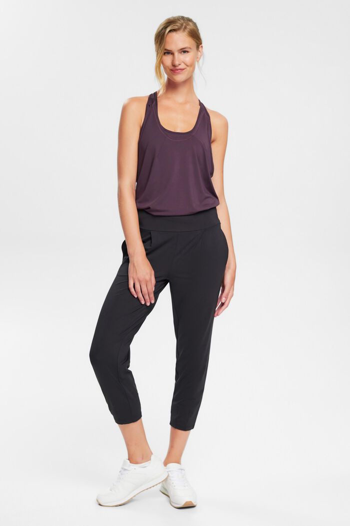 Gecroppte Jersey-Jogger-Pants mit E-DRY-Finish