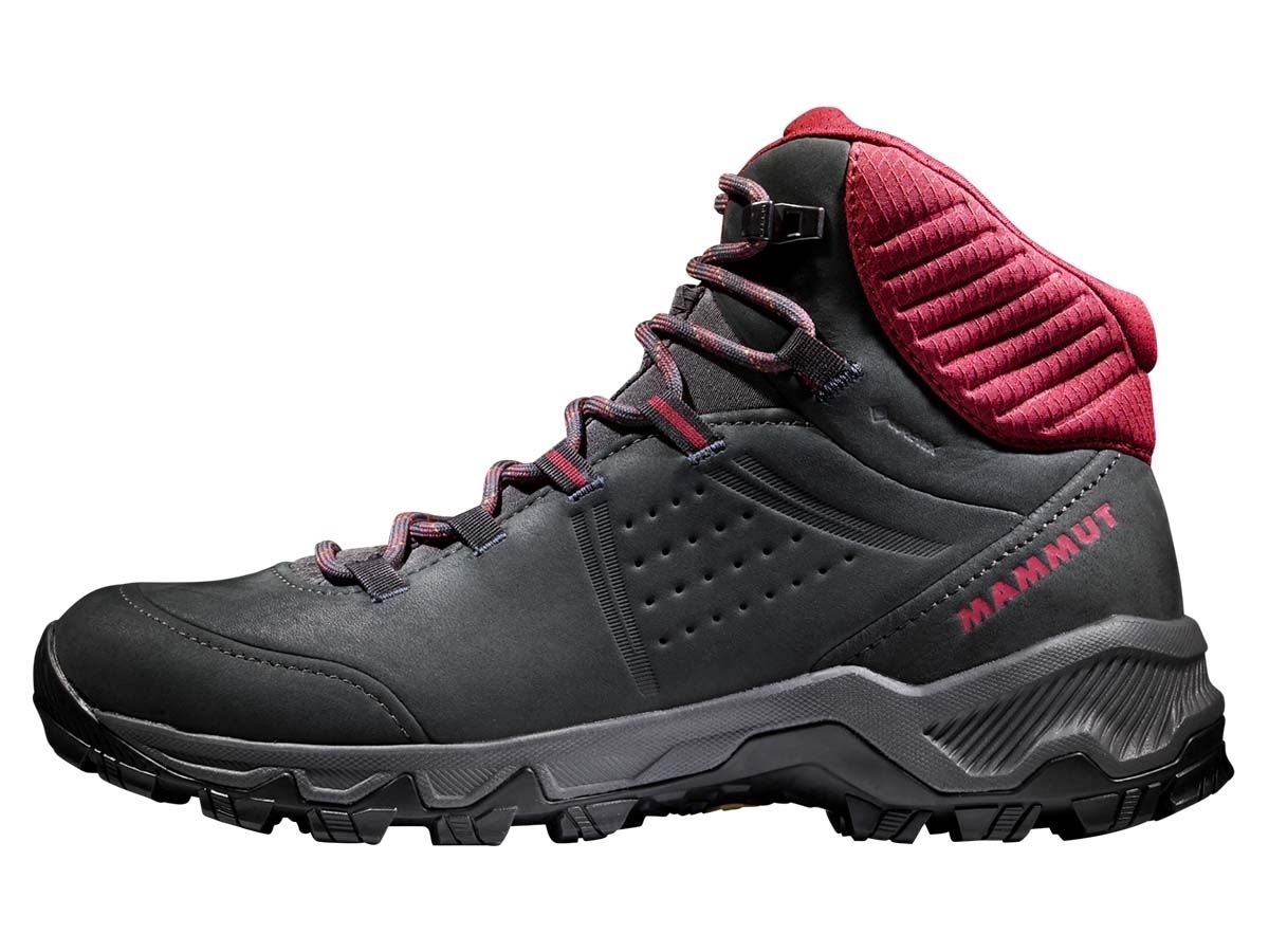 Mammut Nova IV GTX Mid Black-Blood Red Damen Wanderschuhe
