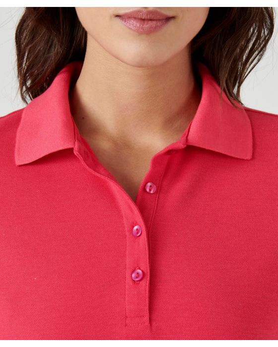 Polo maille piquée