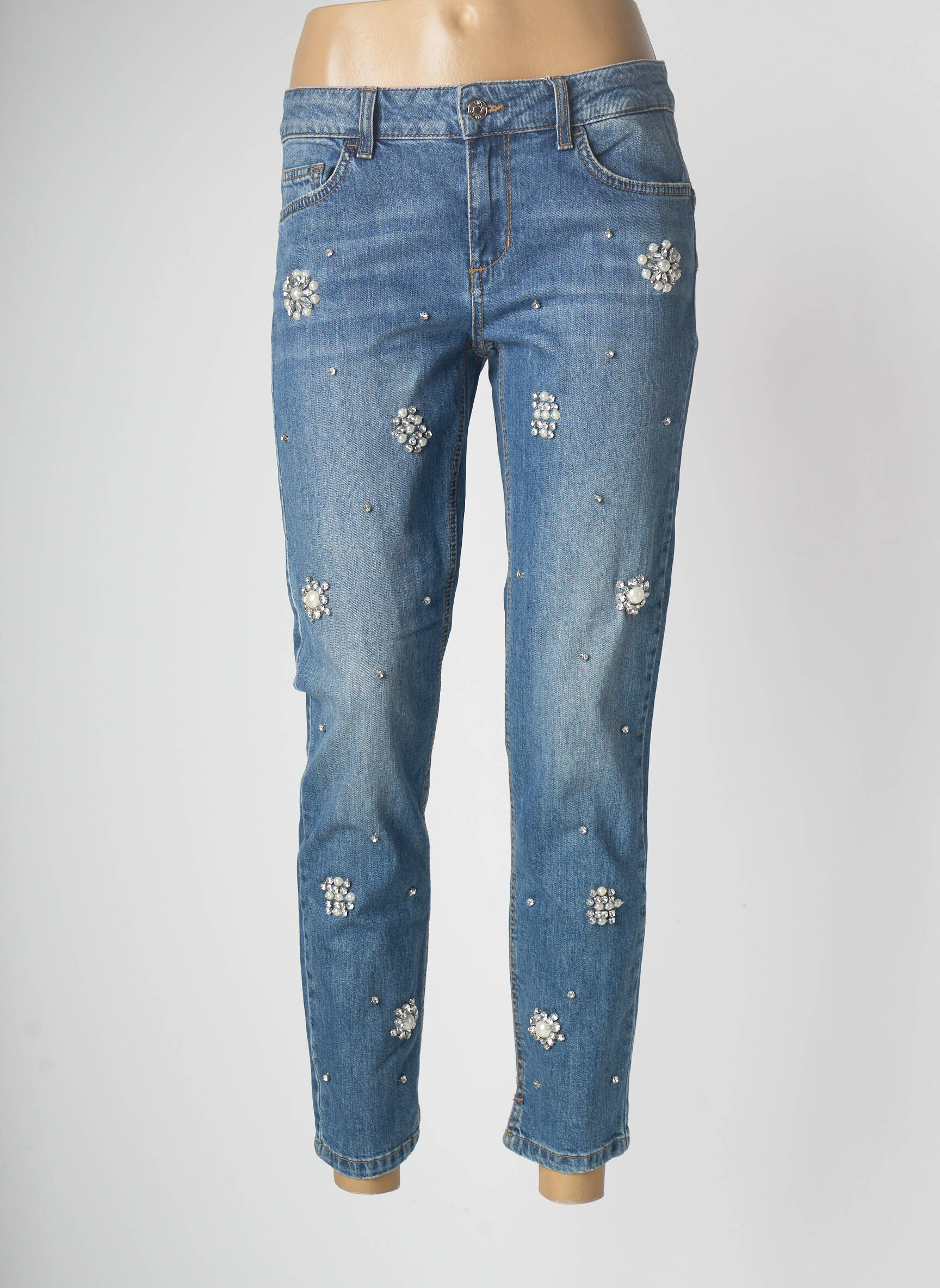 Liu Jo Jeans Coupe Slim Femme couleur bleu