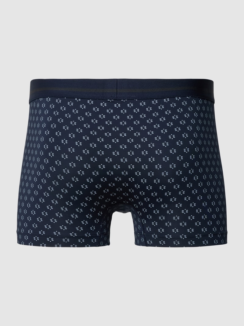 Trunks mit Allover-Muster in dunkelblau