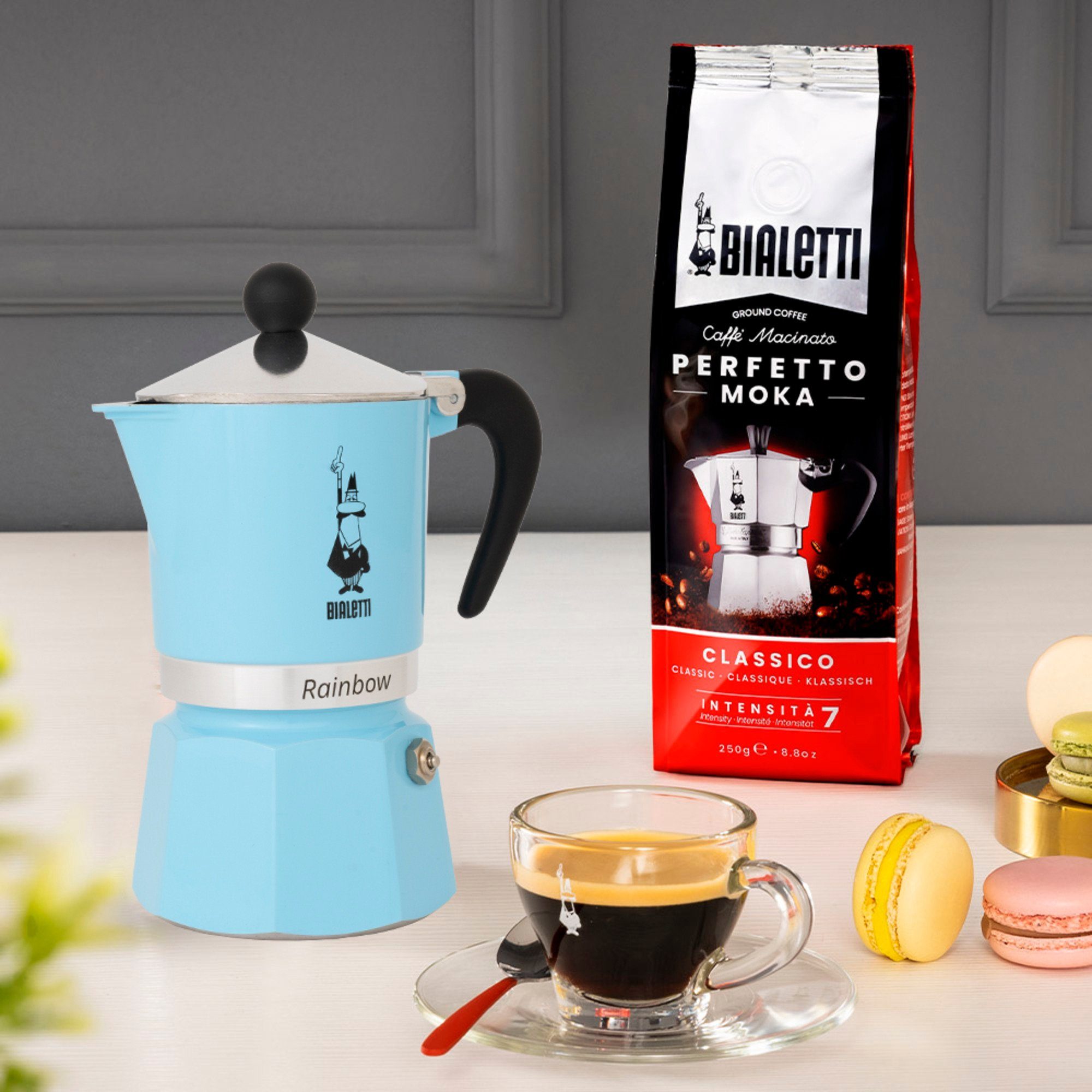 BIALETTI Kaffeebereiter Bialetti Rainbow, Espressomaschine, (6 Tassen)