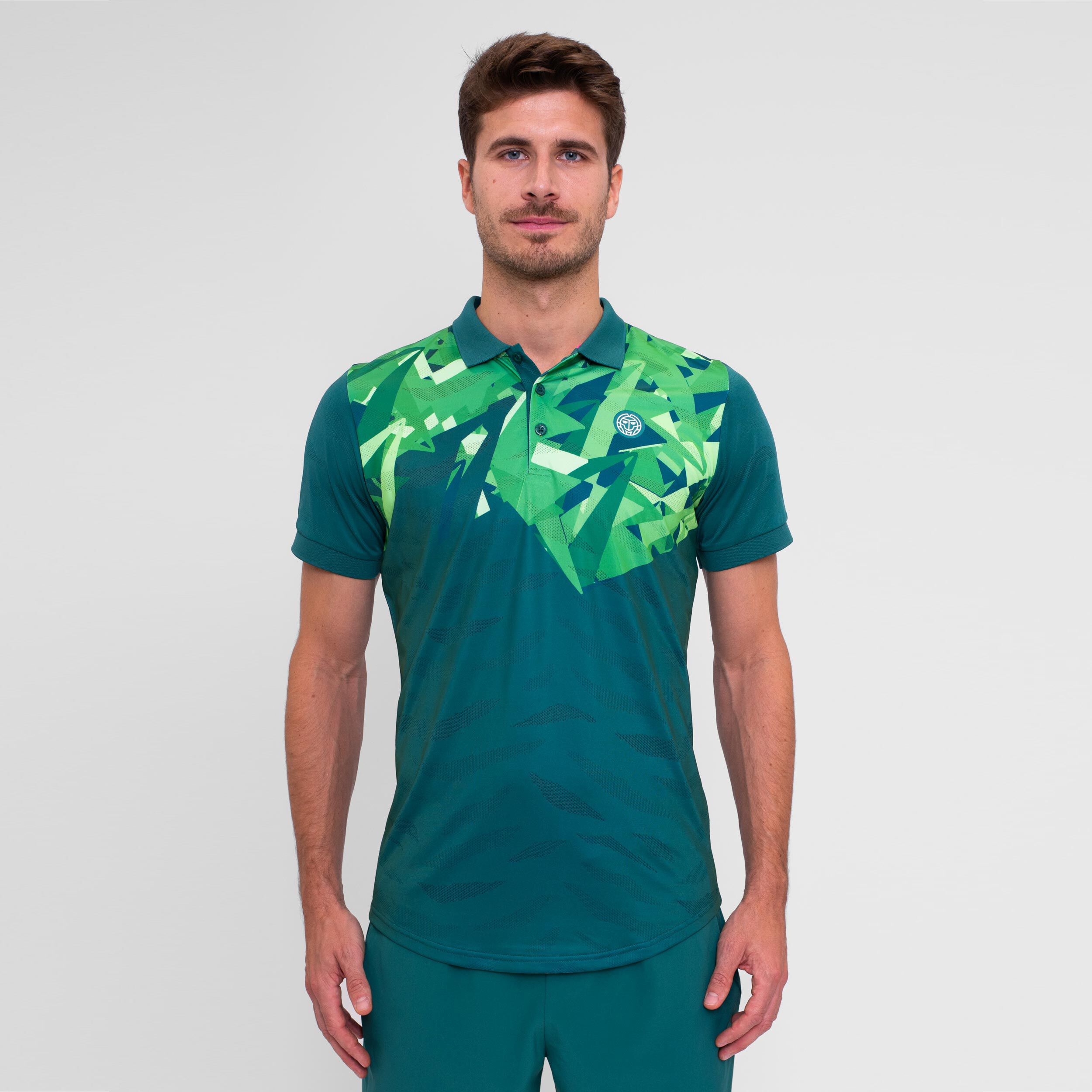 Spike Polo Herren - Dunkelgrün, Grün