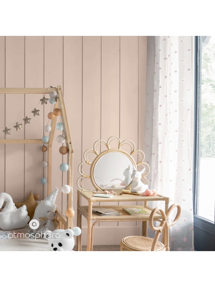 Atmosphera Créateur d'intérieur Fenstergardine in rosa günstig kaufen onesize