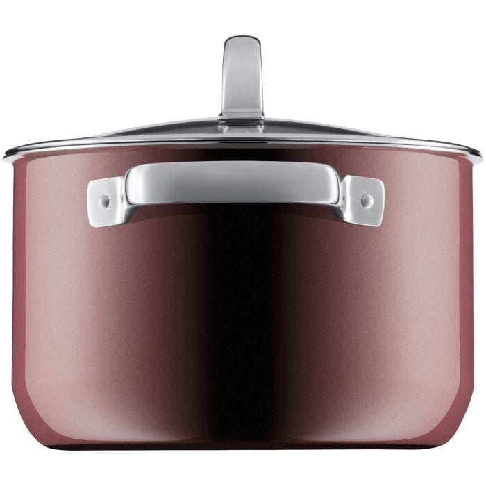 WMF Fusiontec Mineral Topf-Set 3-teilig, Rose Quartz