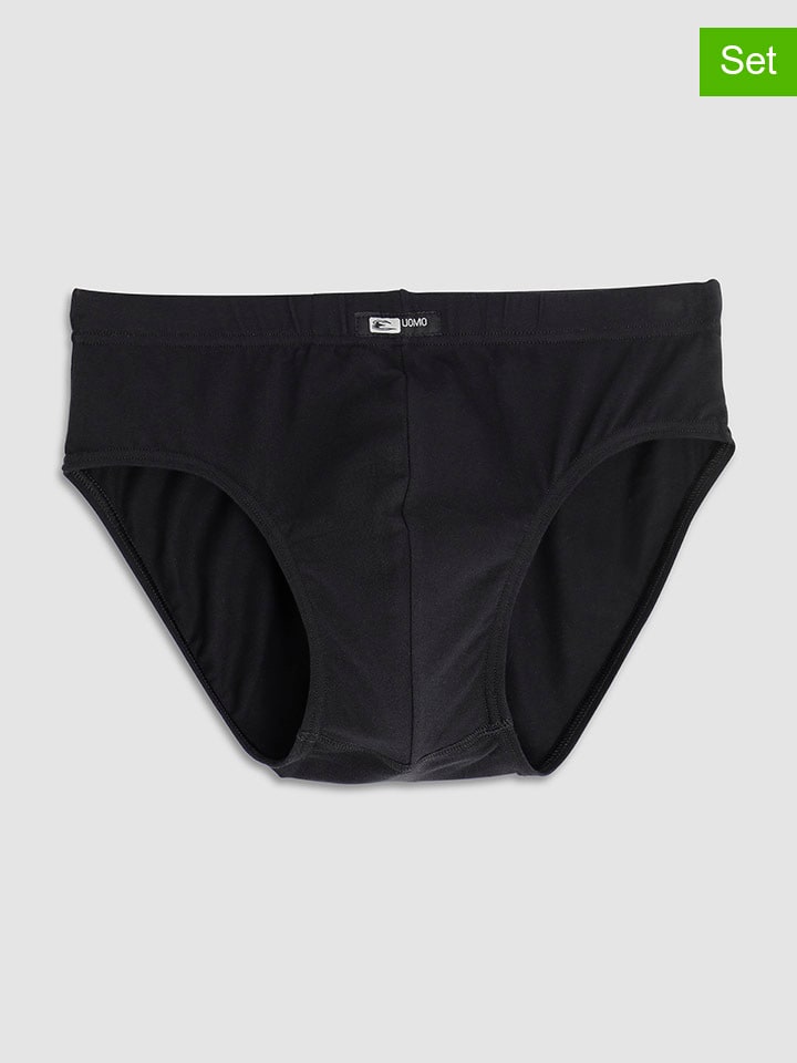 COTONELLA 2er-Set: Slips in Schwarz günstig kaufen