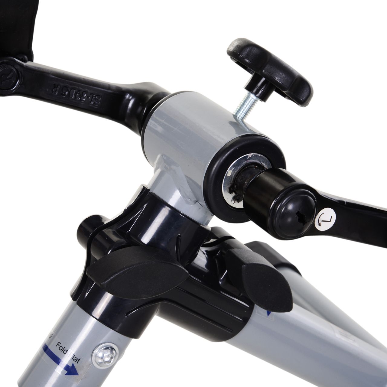 HOMCOM Mini Heimtrainer Beintrainer faltbar für Hilfsrehabilitation Stahl