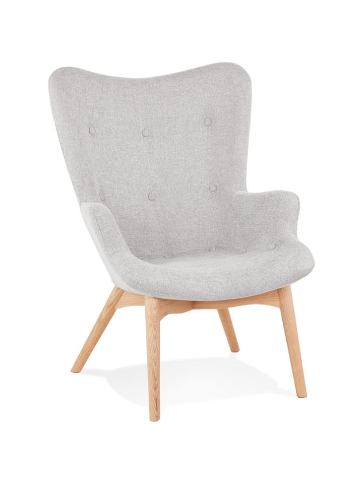 KADIMA DESIGN Loungesessel Stoffpolsterung, Hochlehner, Flügelstuhl Textil, Sessel günstig kaufen onesize