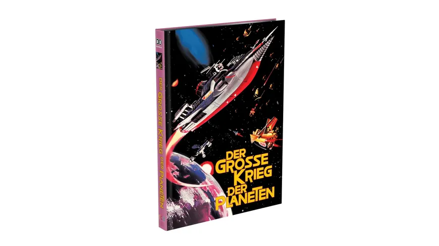 DER GROSSE KRIEG DER PLANETEN – 2-Disc Mediabook Cover A (Blu-ray + DVD) Limited 500 Edition