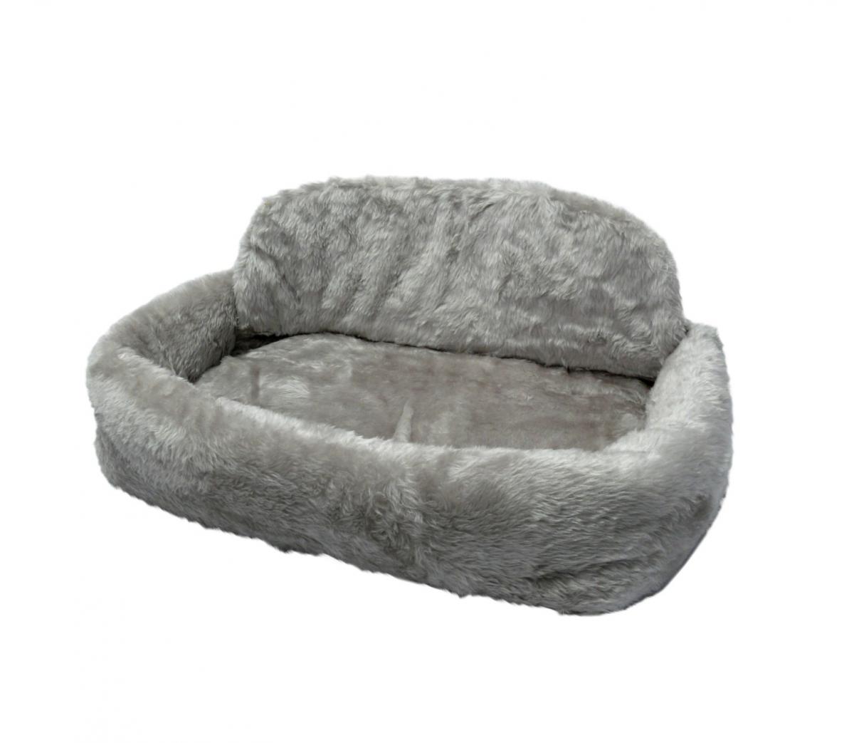 Silvio Design Hunde Tiersofa de Luxe mit Kissen Gr. 3 grau