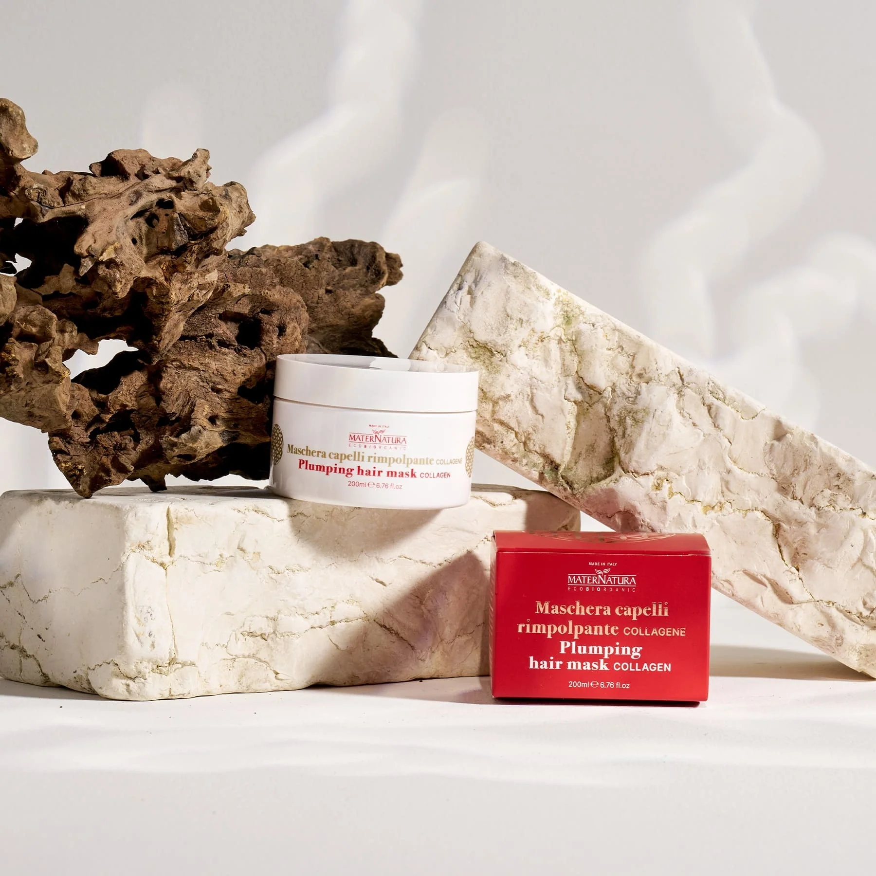 Mascarillas y aceites acondicionadores Mascarilla capilar antiedad voluminizadora con colágeno - Mascarilla capilar desintoxicante