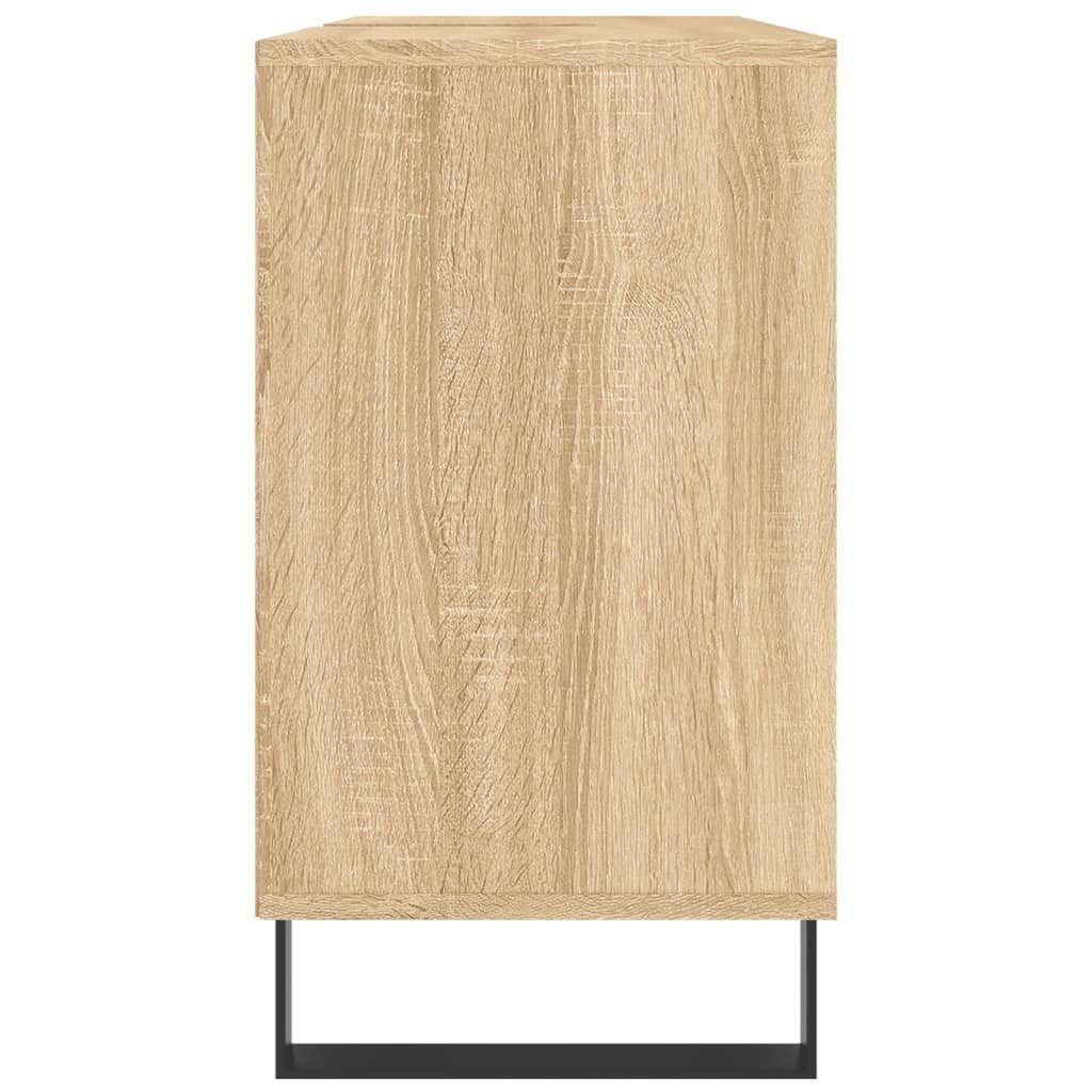 vidaXL Badezimmerspiegelschrank Badschrank Sonoma-Eiche 80x33x60 cm Holzwerkstoff (1-St)