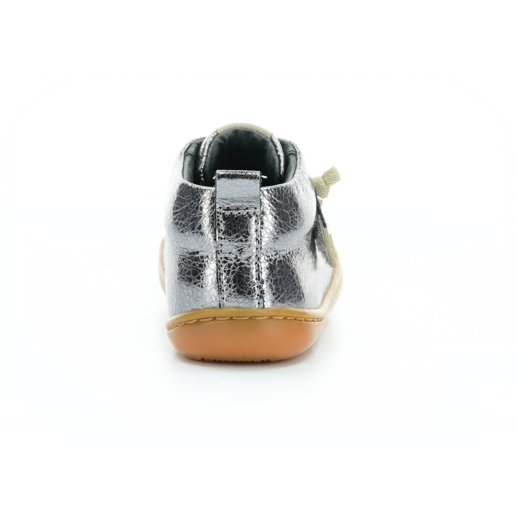 Camper Peu Cami Alu Meteor (80153-097 First Walkers) silberne Mid Cut Barfußschuhe