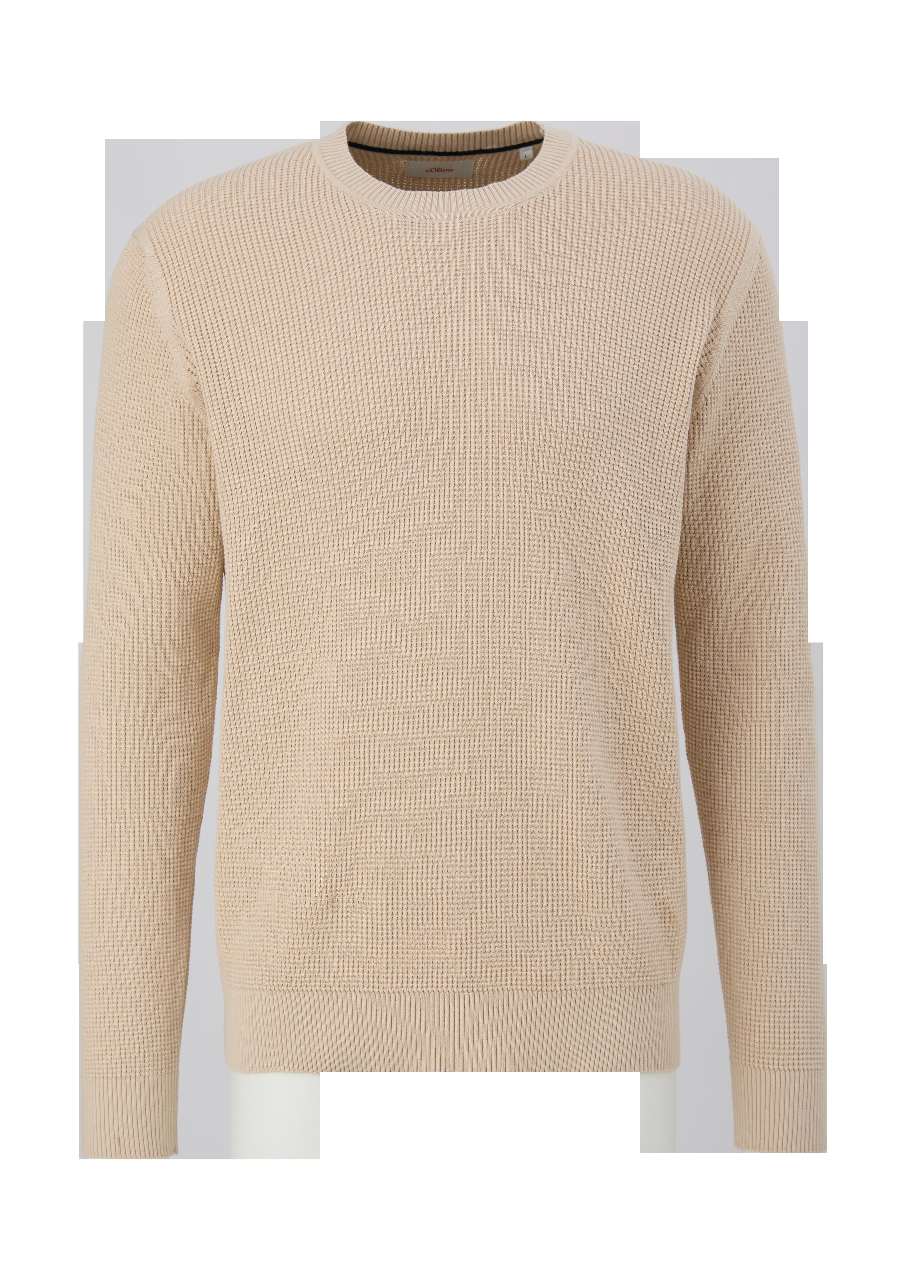Pullover mit Waffelpiqué-Struktur  2129585-8138