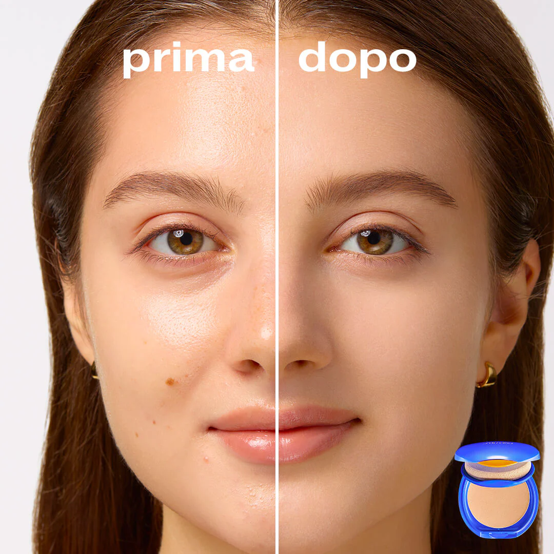 UV-beskyttende kompakt foundation SPF30 - Solkrem for ansiktet, kompakt foundation, pudderfoundation