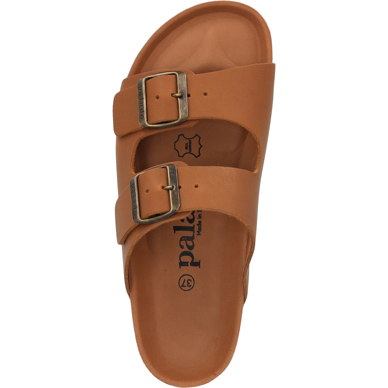 Palado Korfu Premium Leather, Pantoletten, Damen, Braun