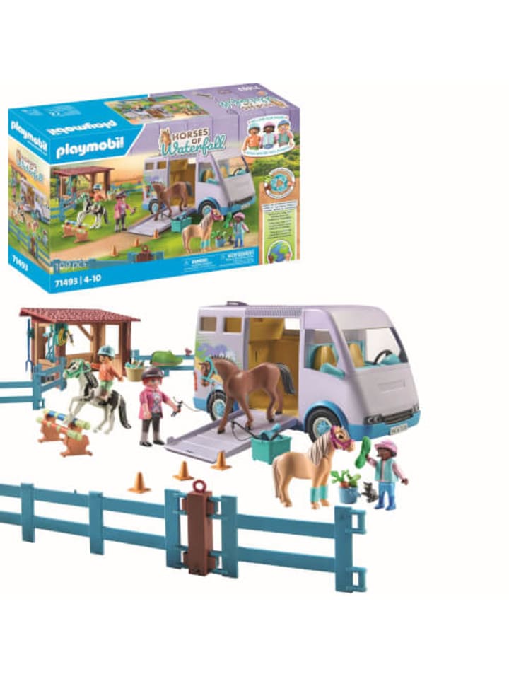 Playmobil Spielfigur Set Pferde von Waterfall - Mobile Reitschule, ab 3 Jahre günstig kaufen onesize