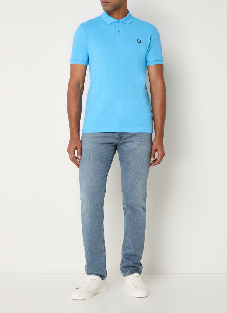 Koszulka polo Fred Perry o klasycznym kroju, wykonana z bawełnianej piki, z haftowanym logo.
