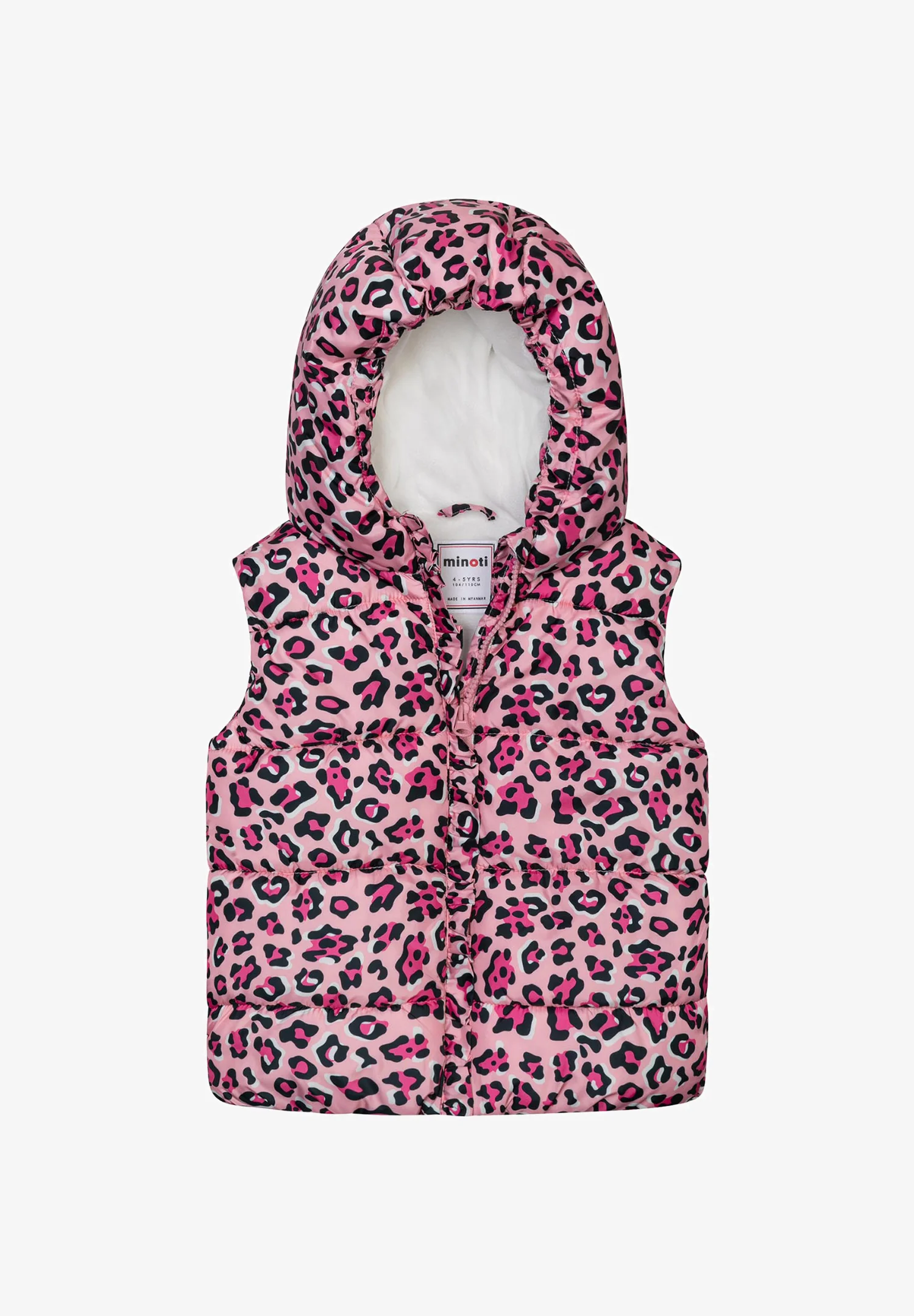 MINOTI - Chaqueta acolchada estampada con capucha - Sin mangas