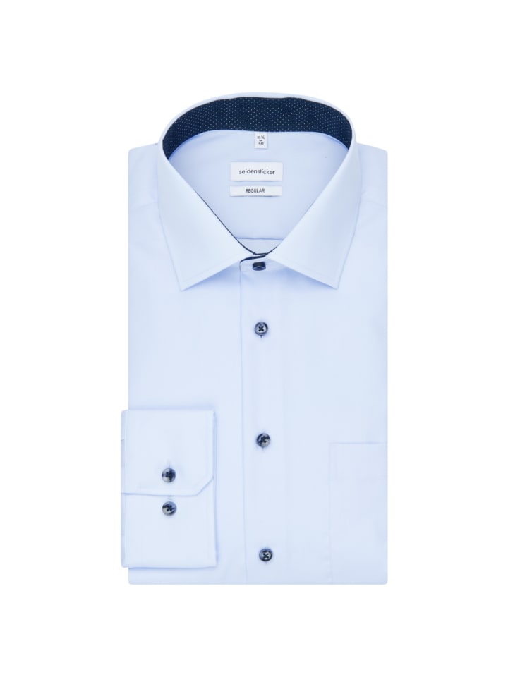 Seidensticker Business Hemd Regular in Mittelblau günstig kaufen