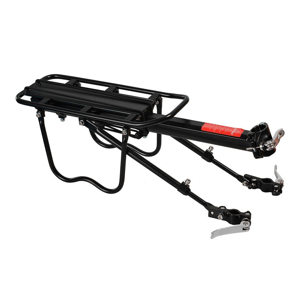 ROCKBROS Fahrrad-Gepäckträger Rack-HJ1008-1 (Aluminiumlegierung Gepäckträger, Mit Schutzblech, 1St. für 110 lbs bis 165 lbs), Mit Rücklicht