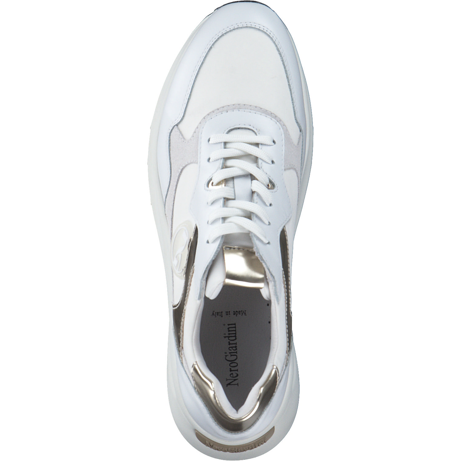NeroGiardini E306414D, Schnürschuhe, Damen, Weiß