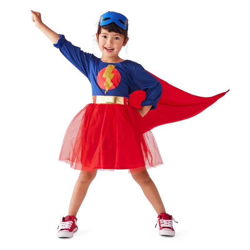 Déguisement robe de super héros 8-10 ans Oxybul