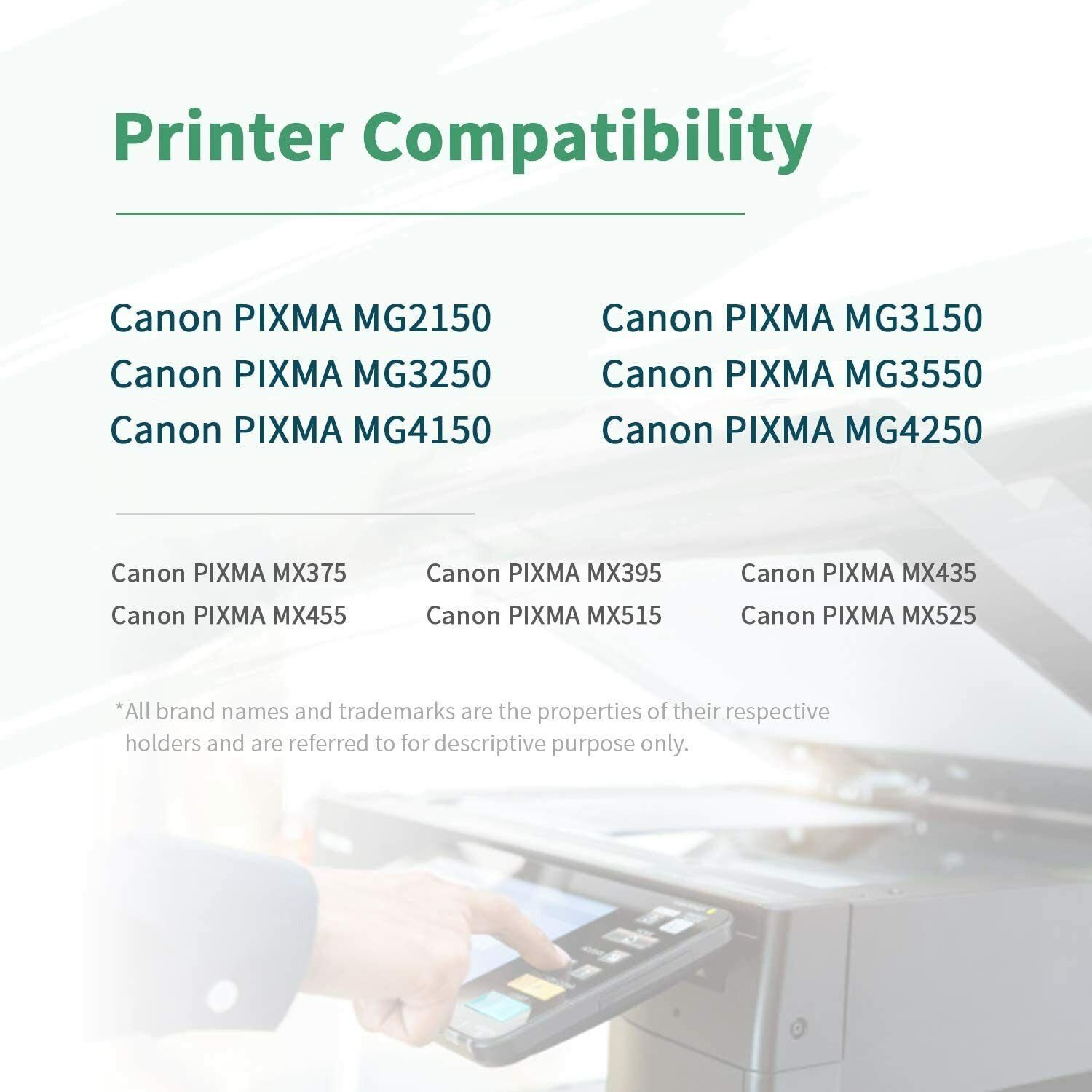 STAROVER 1x PG 540 Schwarz für CANON PG-540XL 541 XXL Tintenpatrone (MX535 MX525 MX515 MX475 MX455 MX435 MX395 MX375 TS5150 TS5151, MG4250 4150 3650 3550 3250 3155 3150 2250 2150)