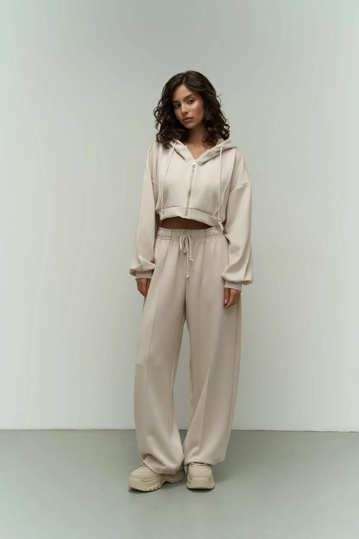 MAİ COLLECTİON  Zweiteiler - Beige - Regular Fit