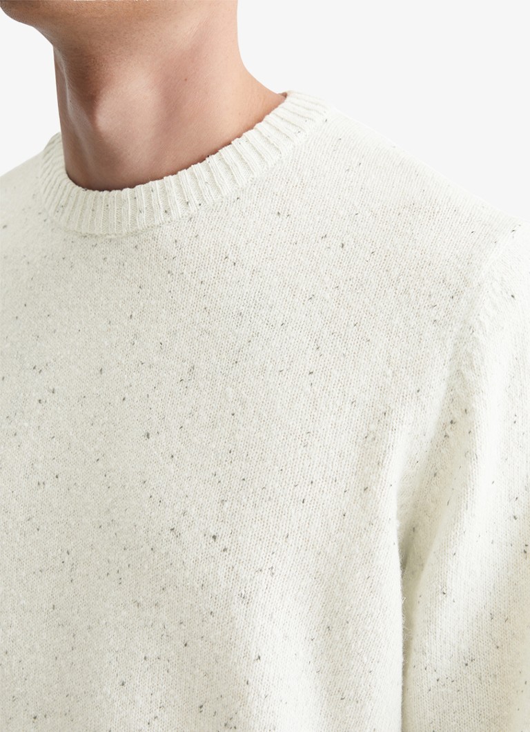 Sweter Marc O'Polo z cienkiej dzianiny z domieszką wełny