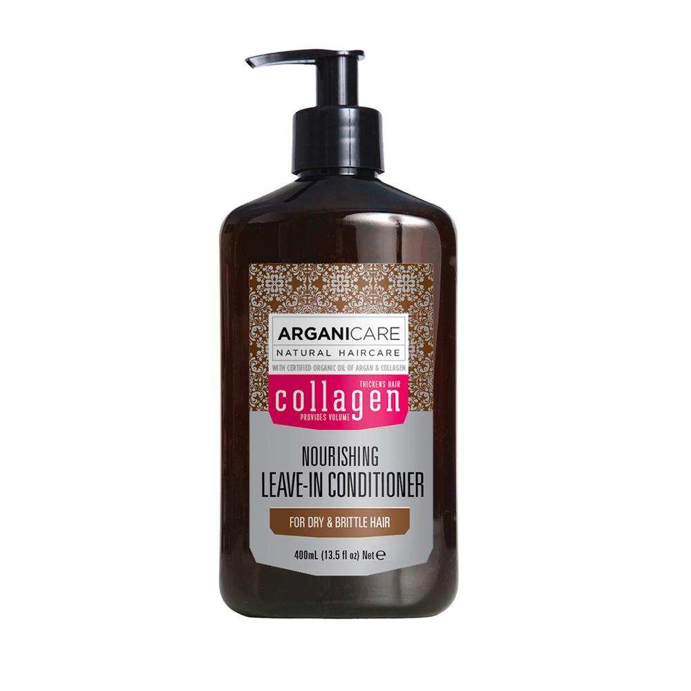Arganicare Soin sans rinçage au collagène revitalisant  Pour cheveux fins, dévital isés , sans volume