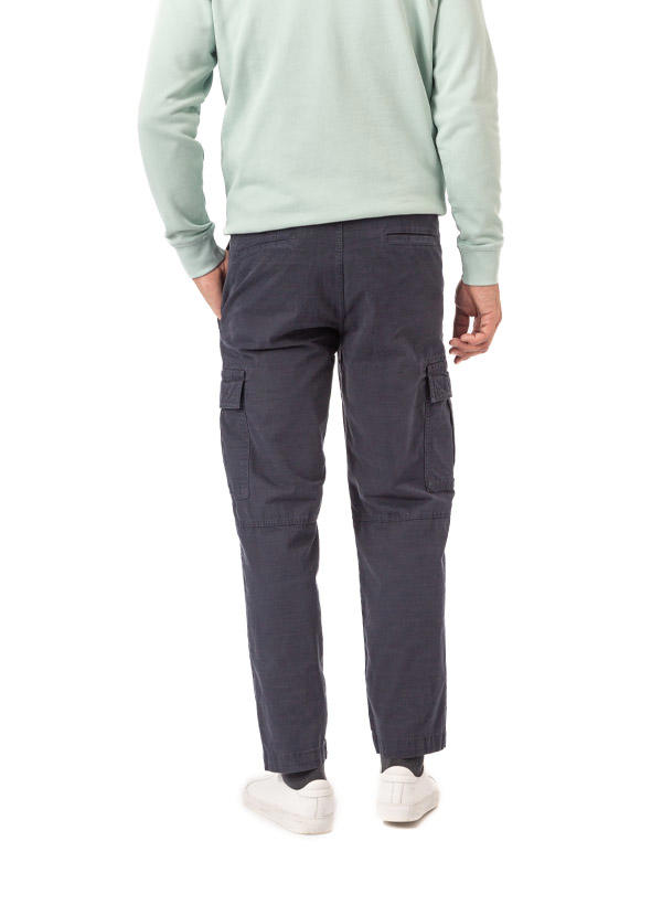 BOSS Orange, Cargohose, Baumwolle, dunkelblau