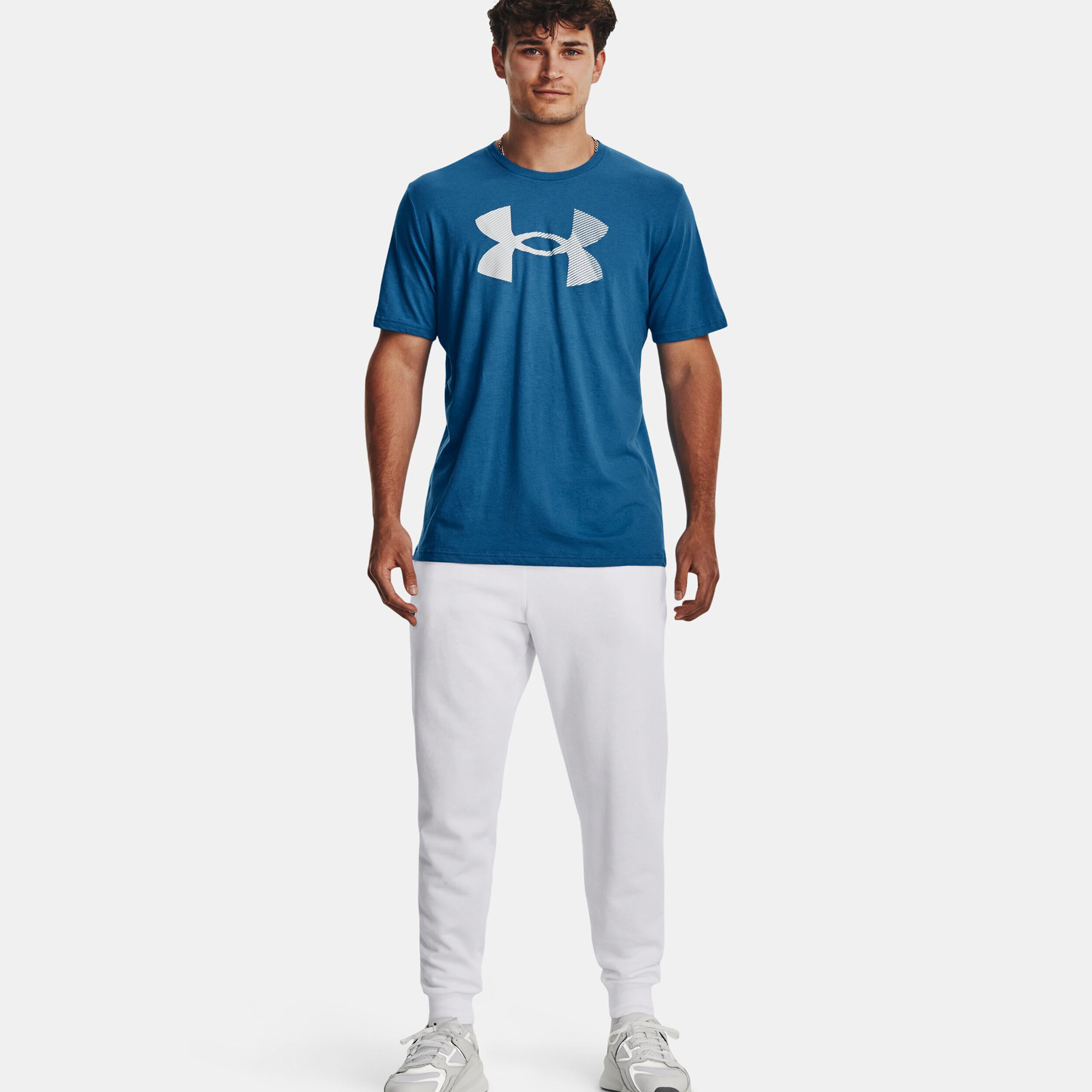 Big Logo Fill T-Shirt Herren - Blau, Grau