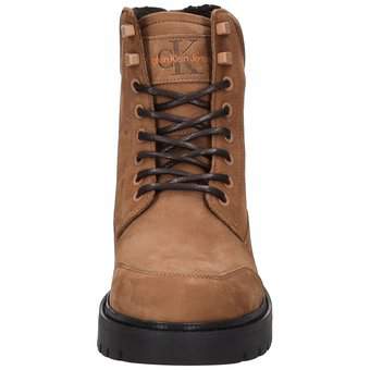 Calvin Klein Combat Mid Laceup Boots in braun
