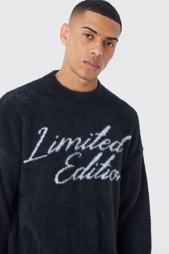 Flauschiger Oversize Limited Edition Strickpullover