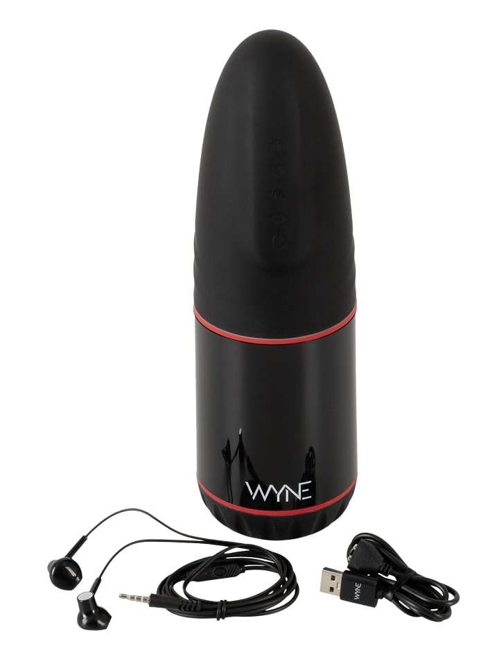 WYNE Masturbator mit Vibration und Heizfunktion Masturbator 02 in schwarz günstig kaufen 26 cm