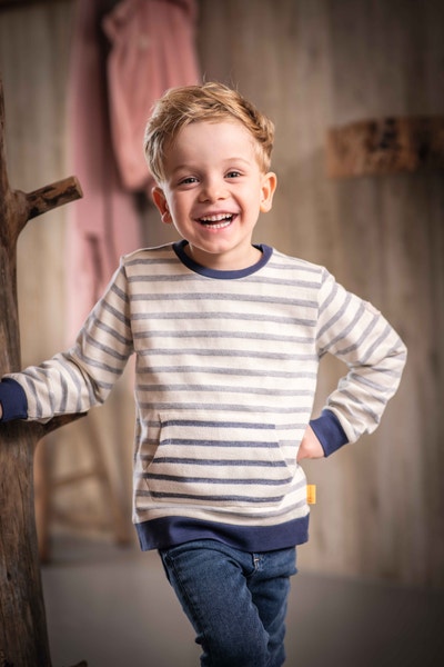 Sweatshirt, beige für Jungs