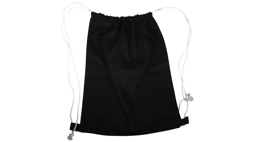 Rayher Turnbeutel mit Kordel schwarz 38x42cm