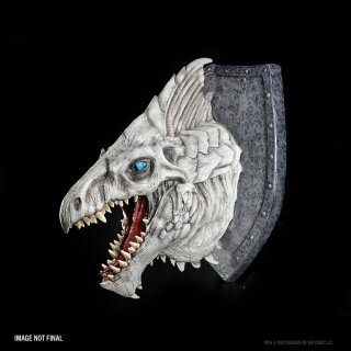 Dungeons & Dragons Replicas of the Realms: 3D Wand-Relief - White Dragon Trophy Plaque