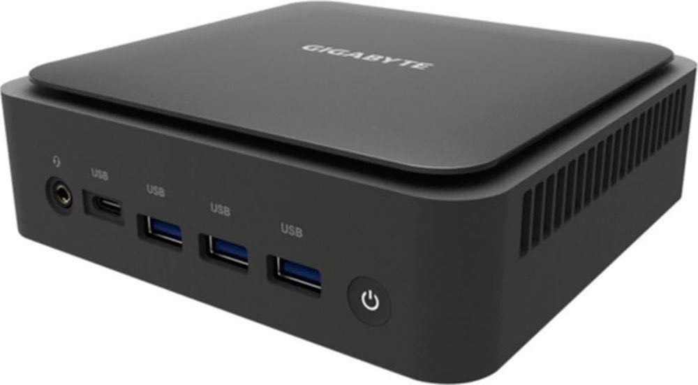 Gigabyte GB-BER3-5400 Barebone-PC (Intel Core i3 12100F, Radeon RX 6500 XT, 16 GB RAM, 480 GB SSD, Luftkühlung)