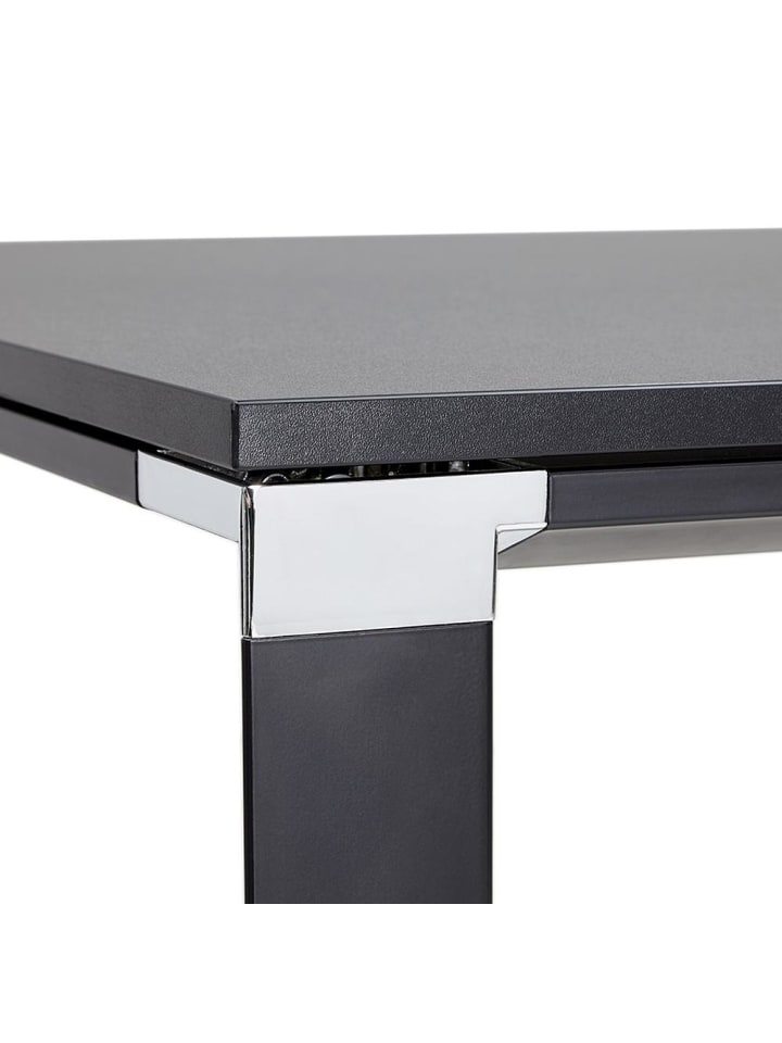 KADIMA DESIGN Eckschreibtisch 170x160 cm ergonomisch kompakt, Schreibtisch in Schwarz günstig kaufen