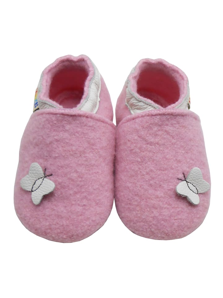 Yalion Leder-Krabbelschuhe 