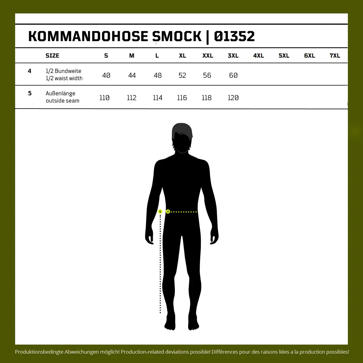 KSK Kommandohose SMOCK oliv