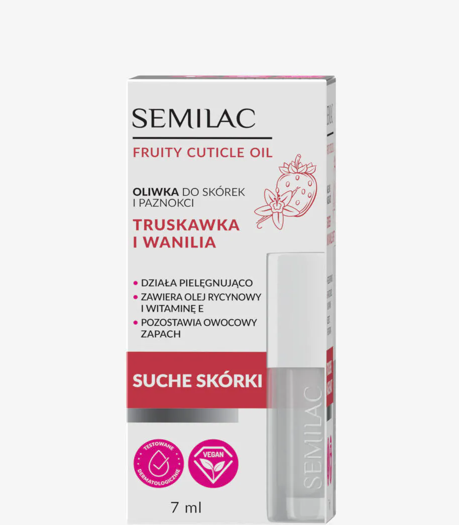 Semilac Strawberry Vanilla Nail Oil