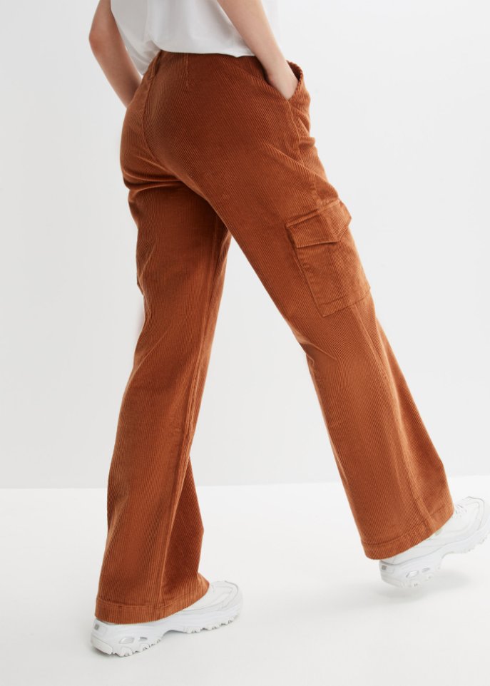 Cordhose mit Cargotaschen