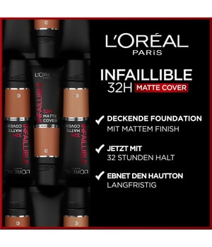 L'Oréal Paris Infaillible 32H Matte Cover Creme Foundation-30 ml